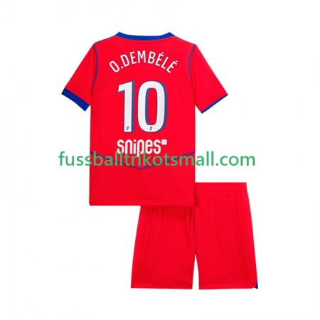 Fußballtrikots Paris Saint-Germain Ousmane Dembele 10 Kinder 2025-2026 Kurzarm 3rd trikot kaufen